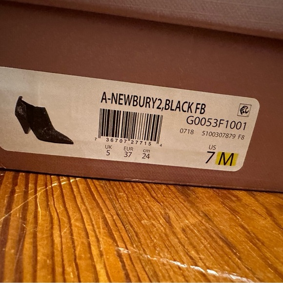 Black glitter Franco sarto booties - Picture 4 of 4